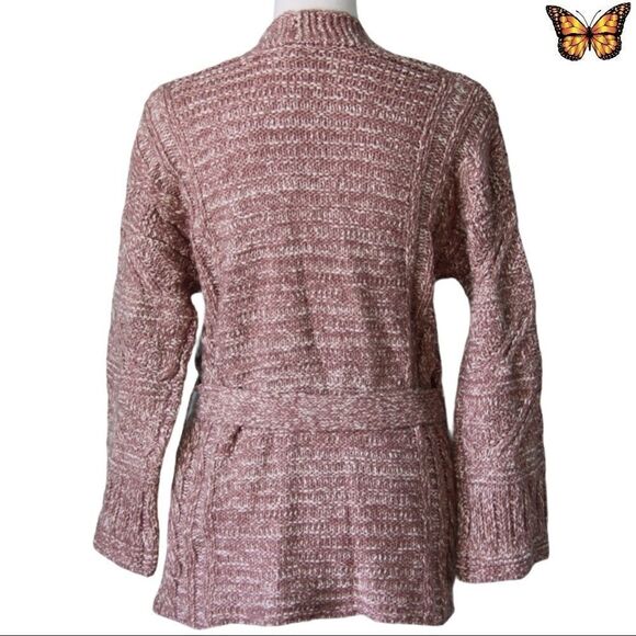 Kismet Bell Sleeve Cable Knit Cardigan Size Extra Small - Picture 3 of 6